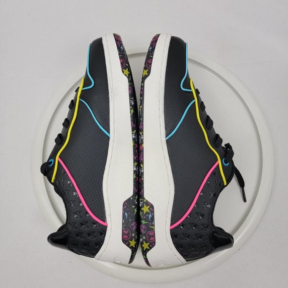 SKECHERS TOKIDOKI Womens 10 Shoes Upbeats RHYTHM Black Multi Sneakers - Picture 7 of 9